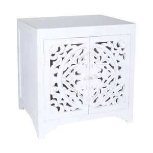 Florence White Bedside Table - $13 / week (6 week hire)