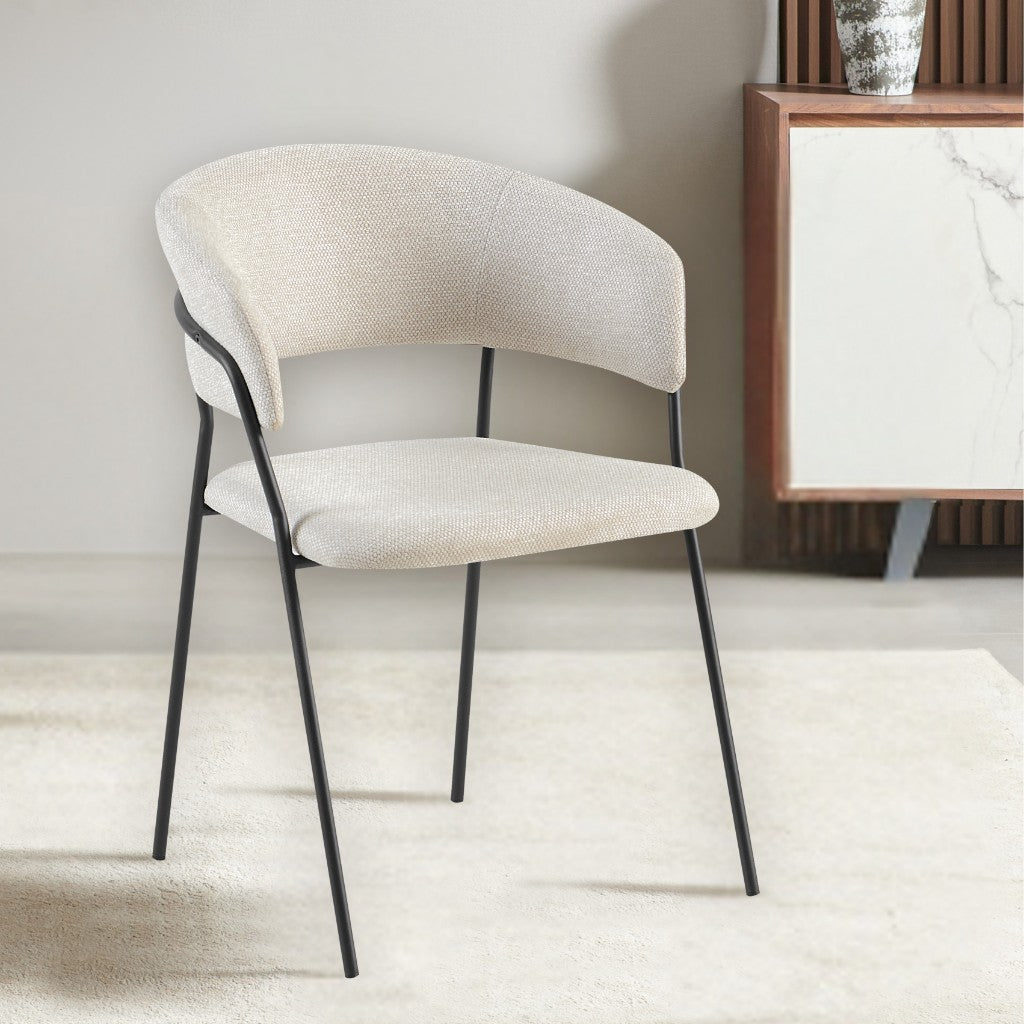 Ella Beige Dining Chairs - $8 / week (6 week hire)
