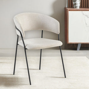 Ella Beige Dining Chairs - $8 / week (6 week hire)