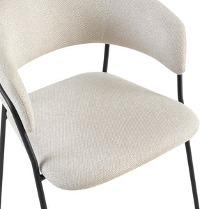 Ella Beige Dining Chairs - $8 / week (6 week hire)