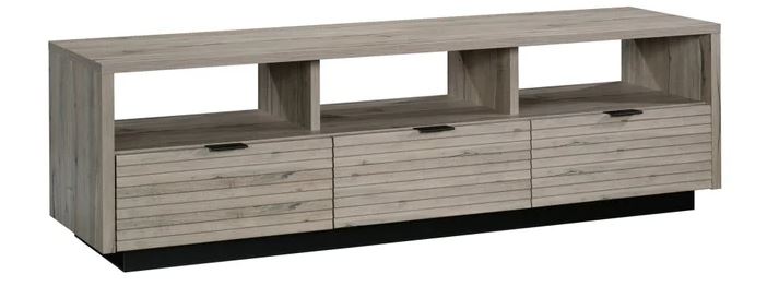 Grey Wood Entertainment Unit - $30 / week (6 week hire)