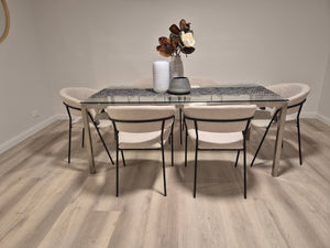 Ella Beige Dining Chairs - $8 / week (6 week hire)
