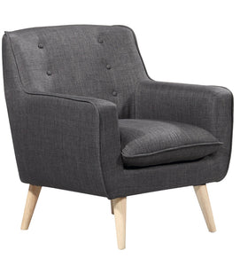 Black Upholsrered Armchair - $17 / week (6 week hire)