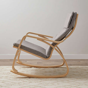 Light grey bamboo rocking chair - $17 / week (6 week hire)