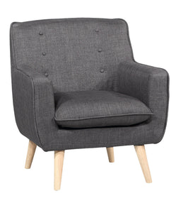 Black Upholsrered Armchair - $17 / week (6 week hire)