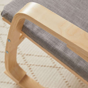 Light grey bamboo rocking chair - $17 / week (6 week hire)