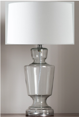 Hour Glass Lamp - White - $5 / week (6 week hire)