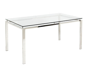 Tempered Glass Top Dining Table - $ / week (6 week hire)