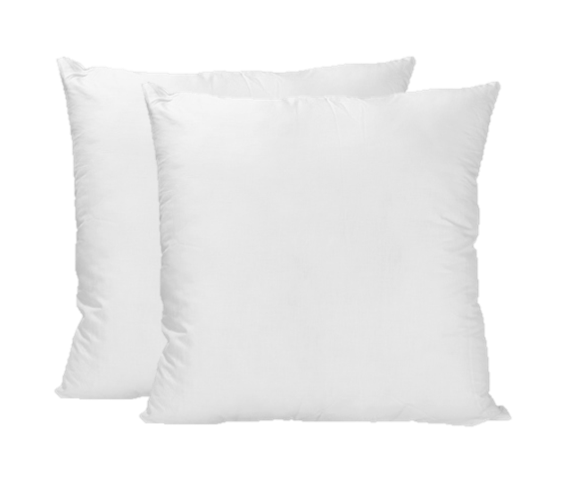 Set of European Pillows With Covers  - $5 / week (6 week hire)
