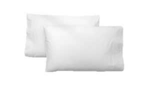 Set of White Regular Pillows With Covers  - $3 / week (6 week hire)