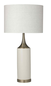 Formal Cream Grey Lamp - $5 / week (6 week hire)